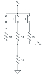 Teclado simple para Arduino 7 multiples pulsadores 173x300